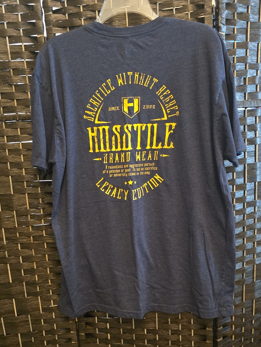 Hosstile Legacy Edition Spartan Style Men's Short Sleeve T-Shirt, XL, EUC